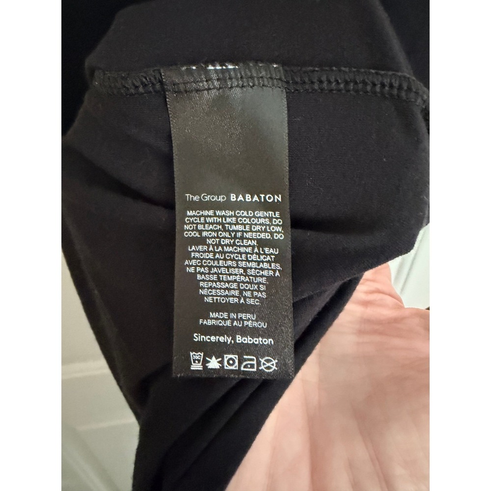 The Group‎ Babaton Black Sleeveless Evelina Midi Dress Size M - Picture 4 of 6